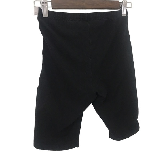 3/$15 divided H&M tuxedo stripe black bike shorts size small - Picture 2 of 9